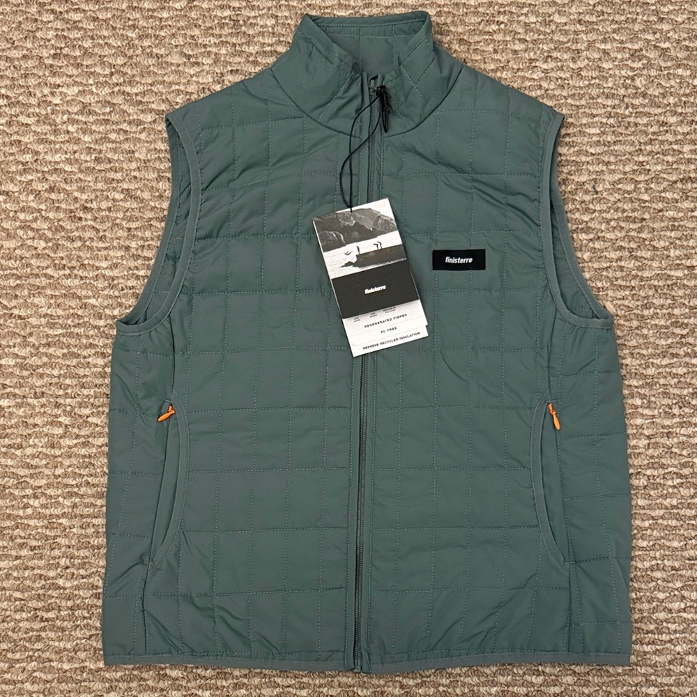 New Finisterre Firecrest Vest - Women's 10 - Deep Sea puffer vest NWT